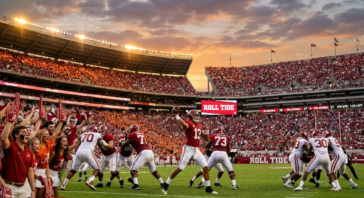 Alabama vs Oklahoma: Rematch Decides Playoff Fate - Image 1