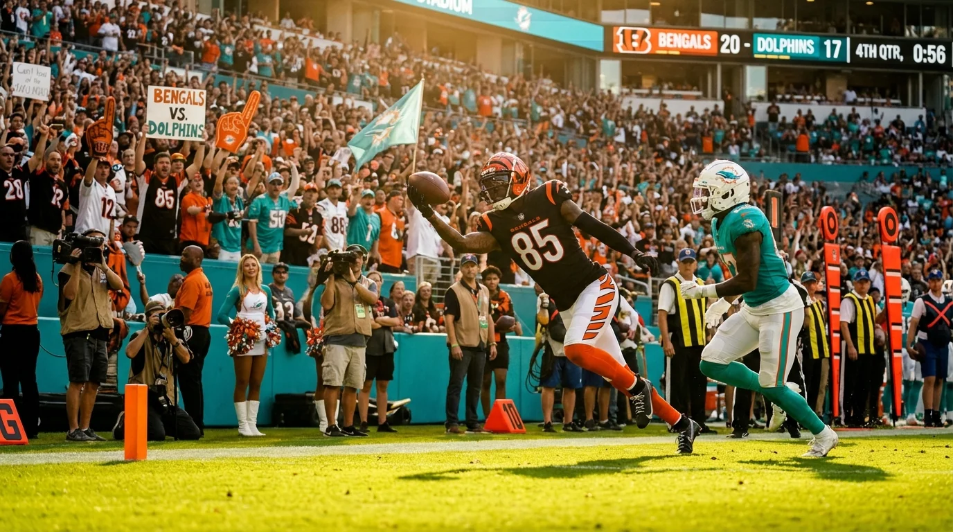 Bengals Edge Dolphins at Halftime: What Comes Next - Image 1