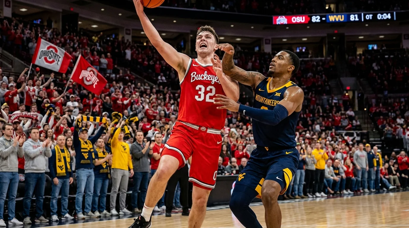 Buckeyes Survive: 89-88 Double-OT Thriller Over WVU - Image 1