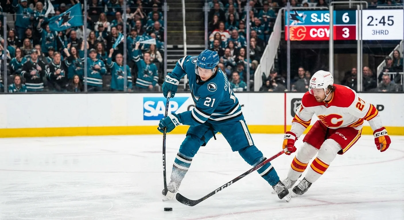 Celebrini's Spin Goal Ignites Sharks' 6-3 Win - Image 1