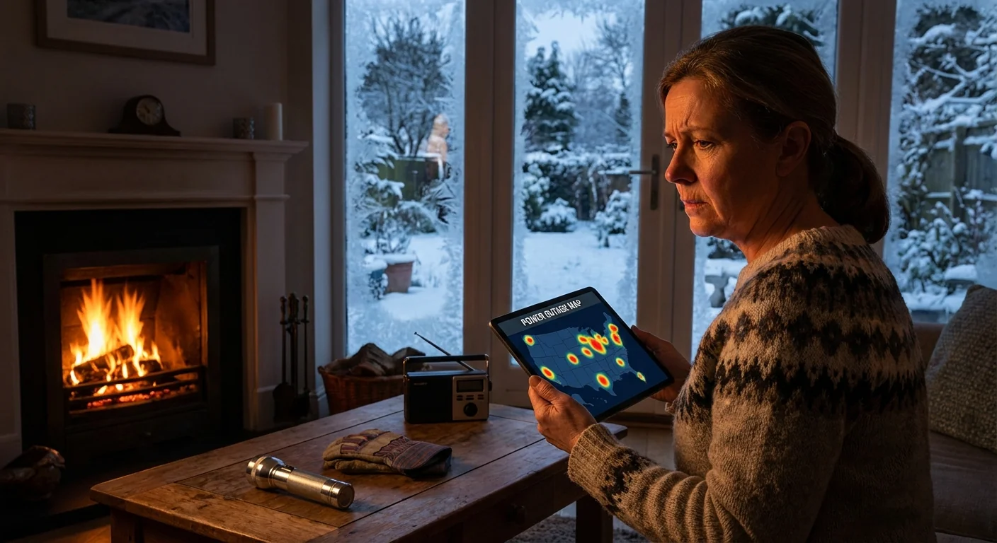 Consumers Outage Map Lights Up During Freezing Rain - Image 1