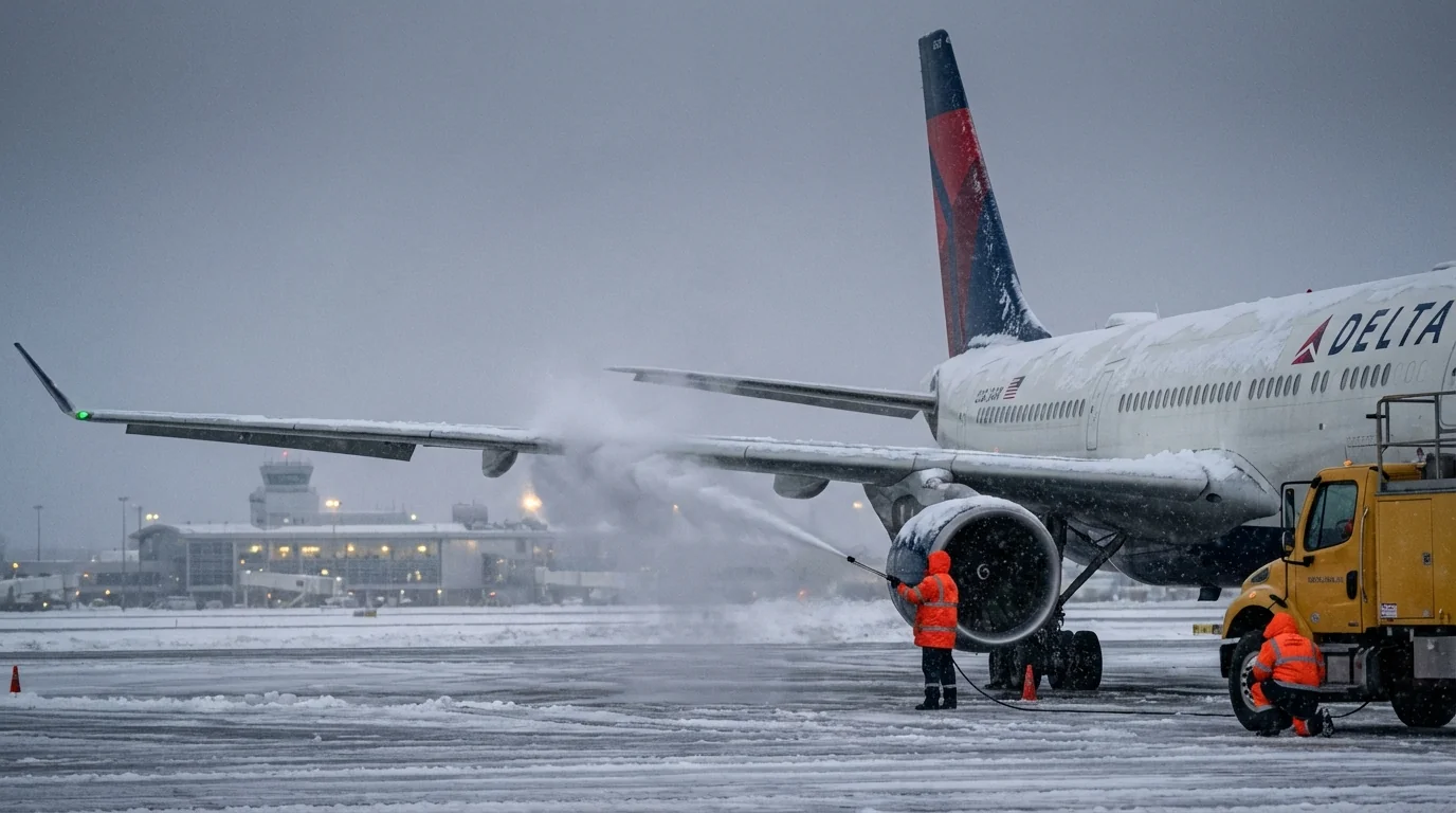 Delta Travel Disrupted by Winter Storm - Image 1