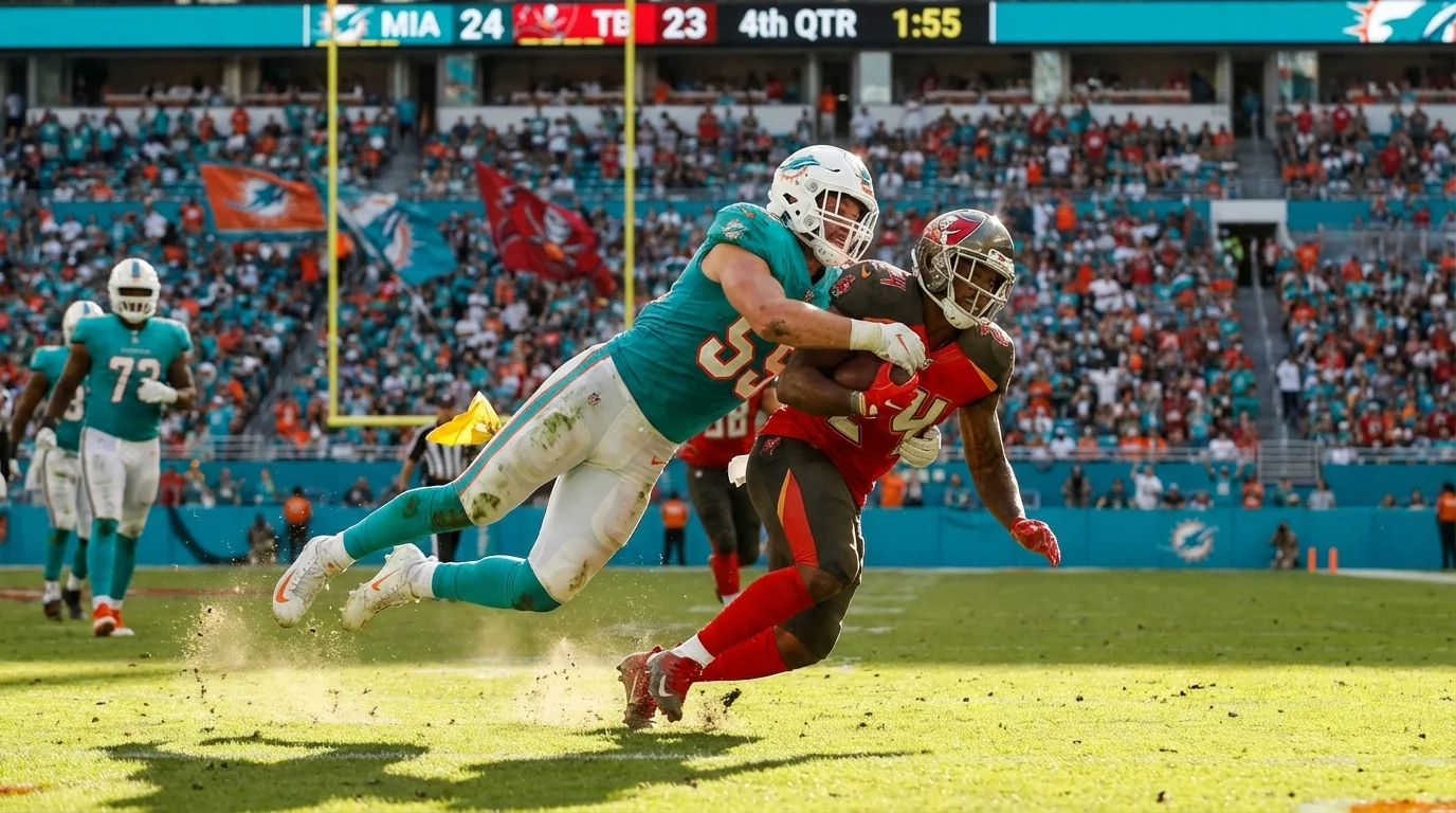 Dolphins Edge Buccaneers in 20-17 Thriller - Image 1