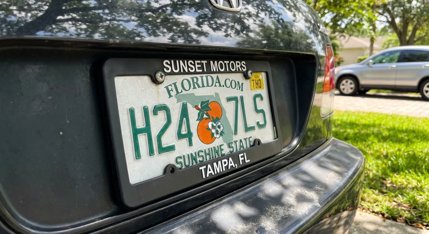 Are Your Florida License Plate Frames Illegal? - Image 1