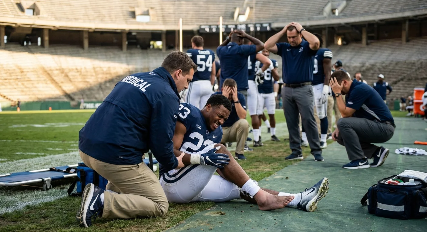 Judkins Suffers Dislocated Ankle, Fractured Fibula - Image 1