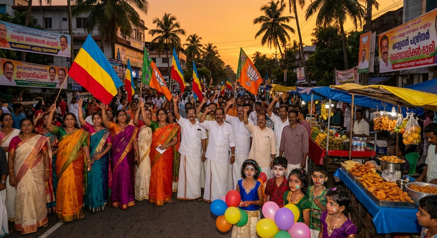Kerala Election Shock: UDF Surges, BJP Wins Capital - Image 1