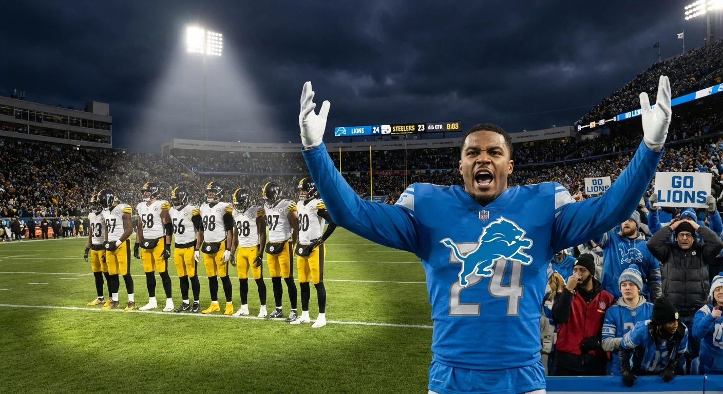 Late OPI Costs Lions, Steelers Steal Week 16 Win - Image 1