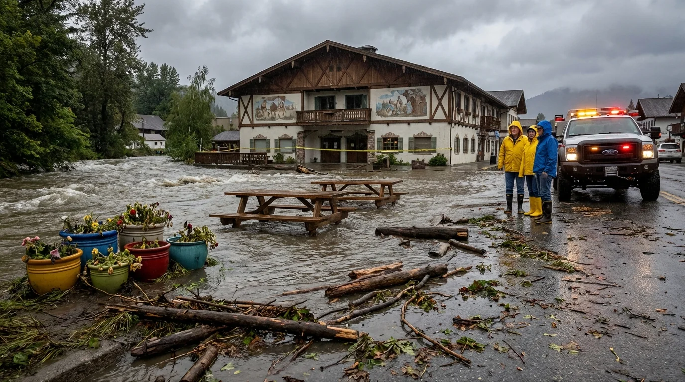 Leavenworth's Lights Go Dark: Storm Halts Holiday Magic - Image 1