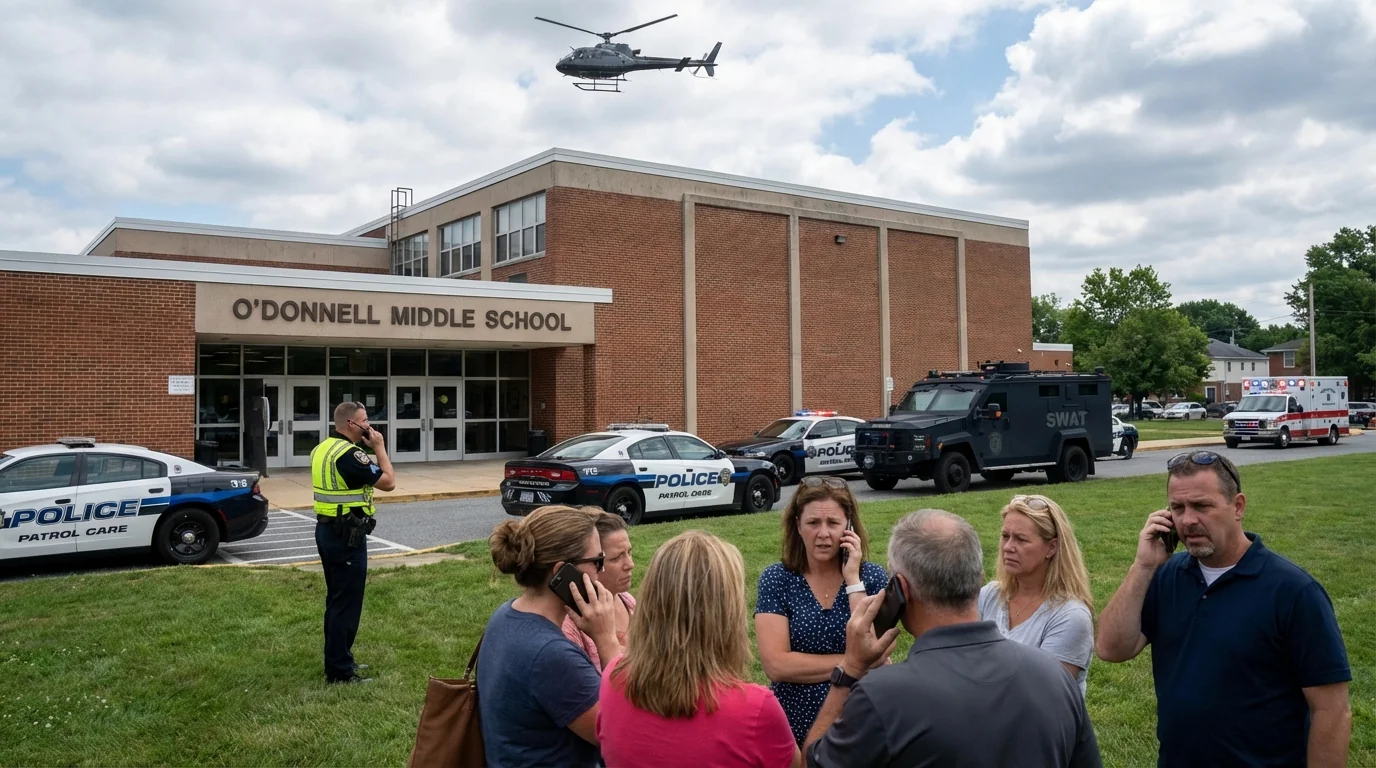 Lockdown at O'Donnell Middle: Hoax Sparks Heavy Police Response - Image 1