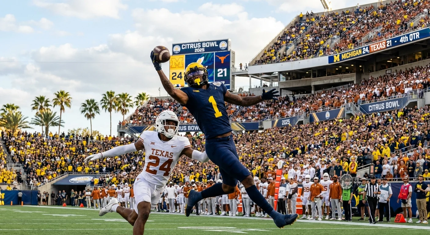 Michigan vs Texas: Citrus Bowl Today - Image 2