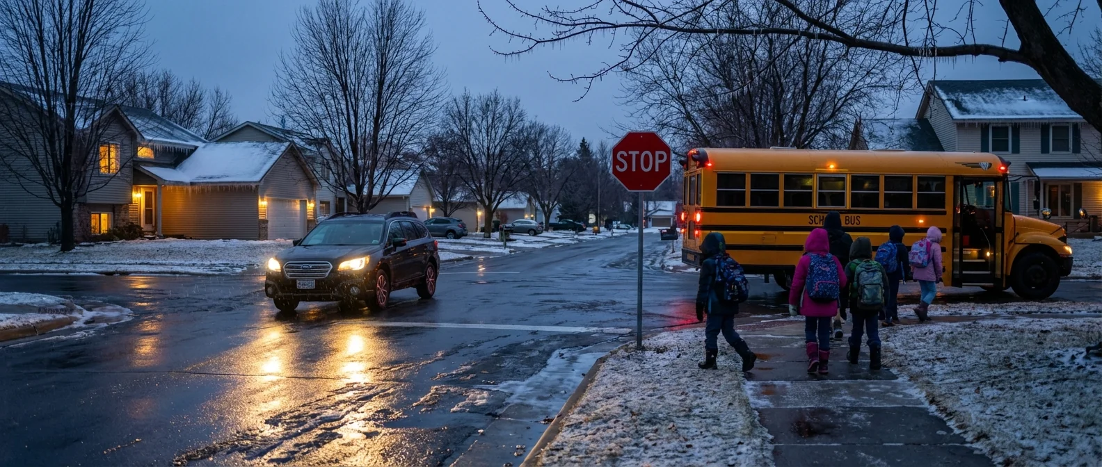 Minnesota Schools Close Early After Winter Storm - Image 1