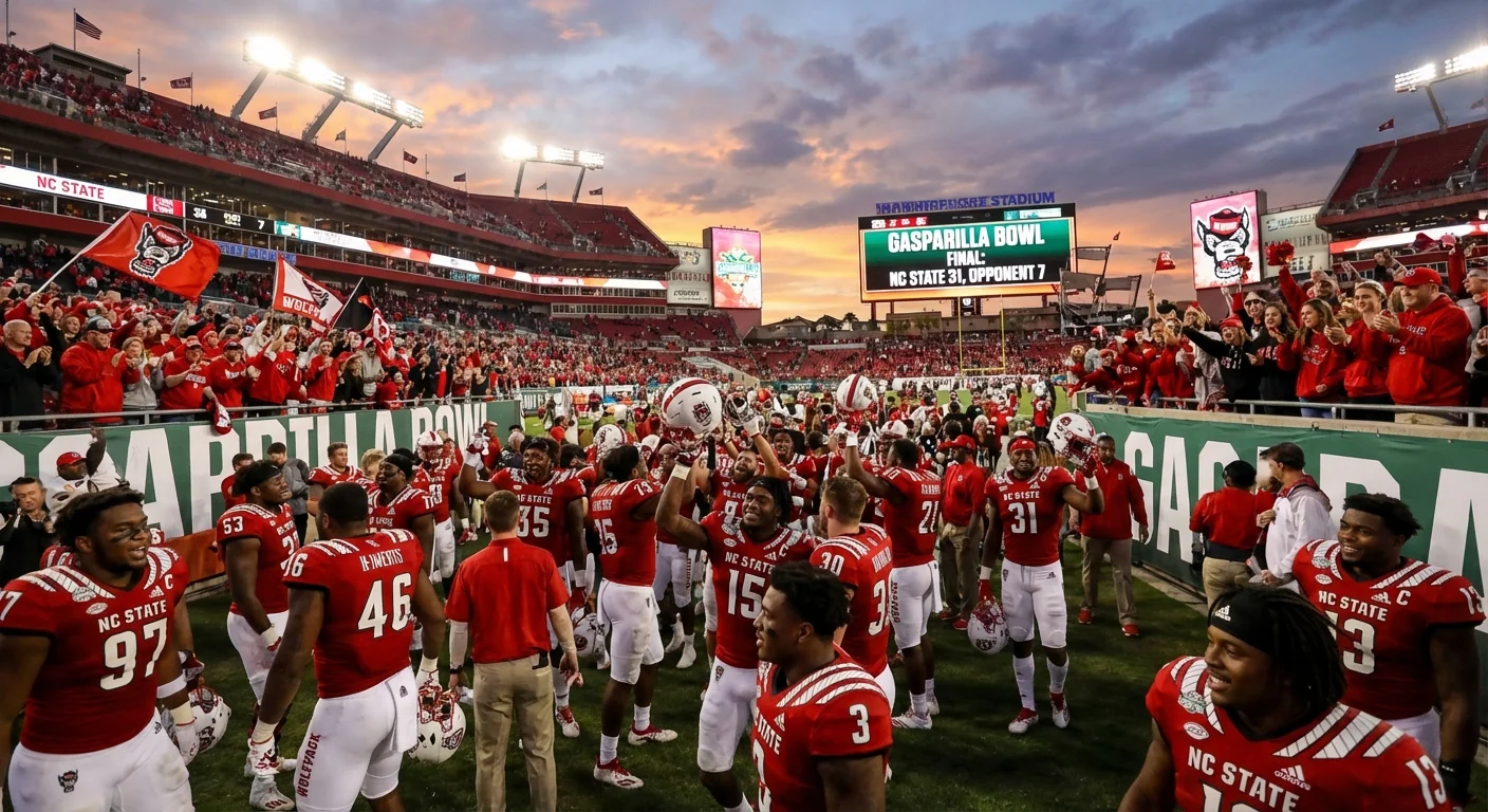 NC State Dominates Memphis, Wins Gasparilla Bowl 31-7 - Image 1