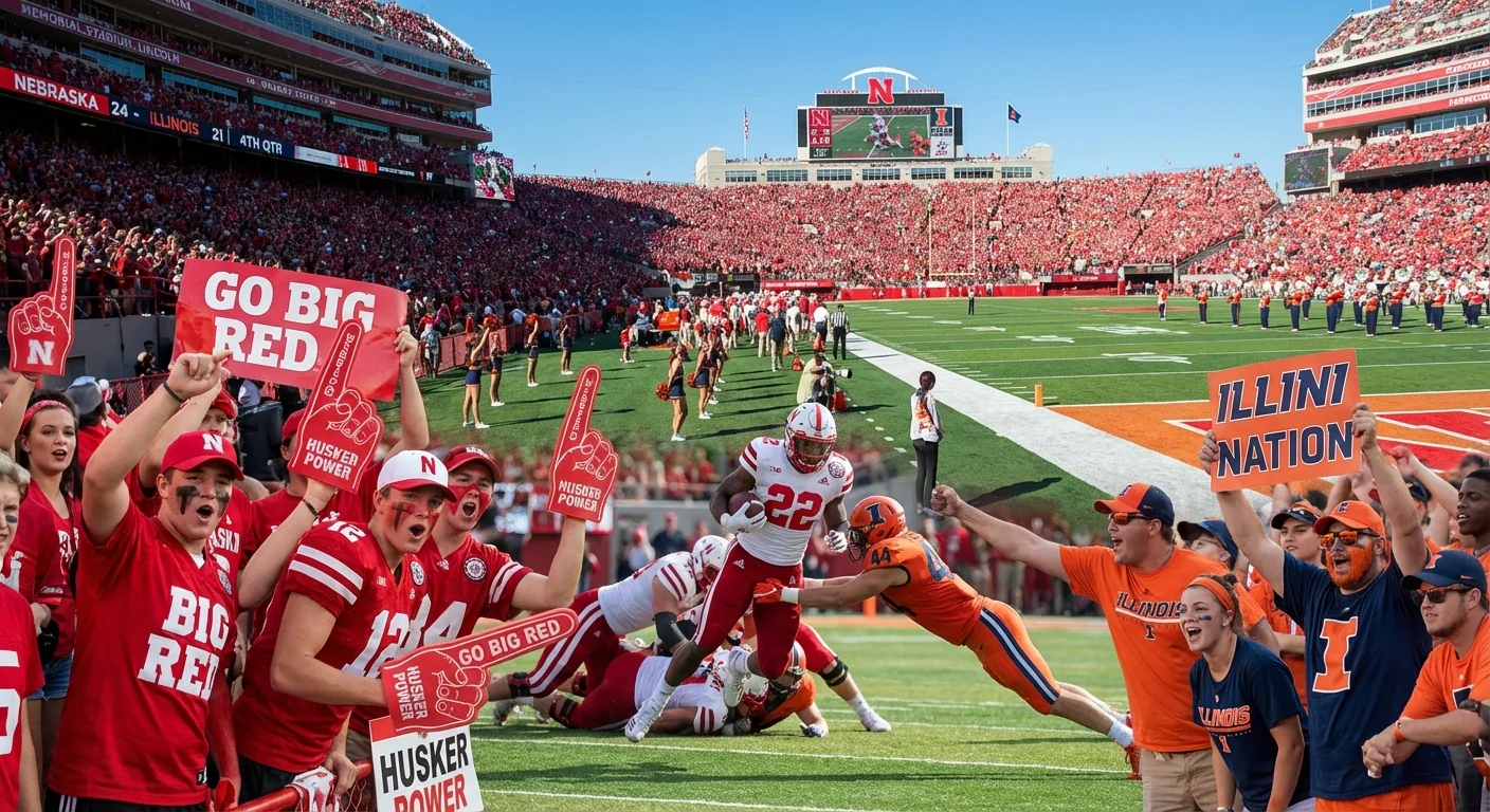 Nebraska Stuns Illinois with Buzzer-Beating Three - Image 1