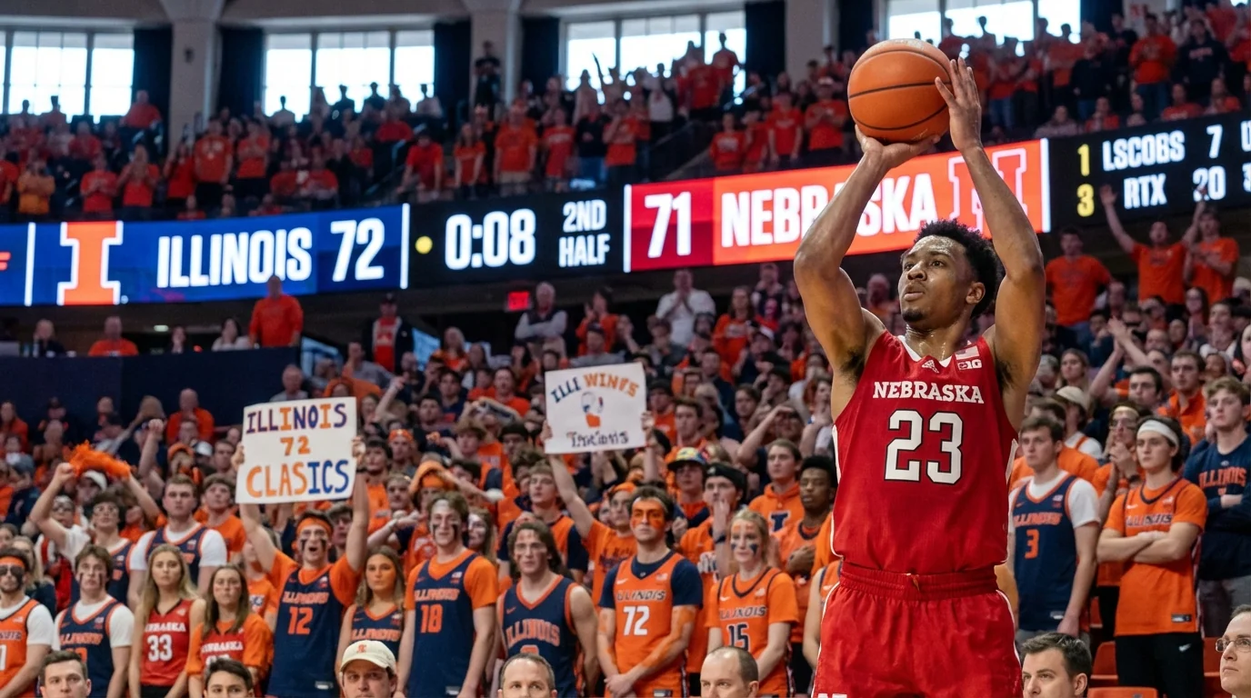Nebraska Stuns Illinois with Buzzer-Beating Three - Image 2