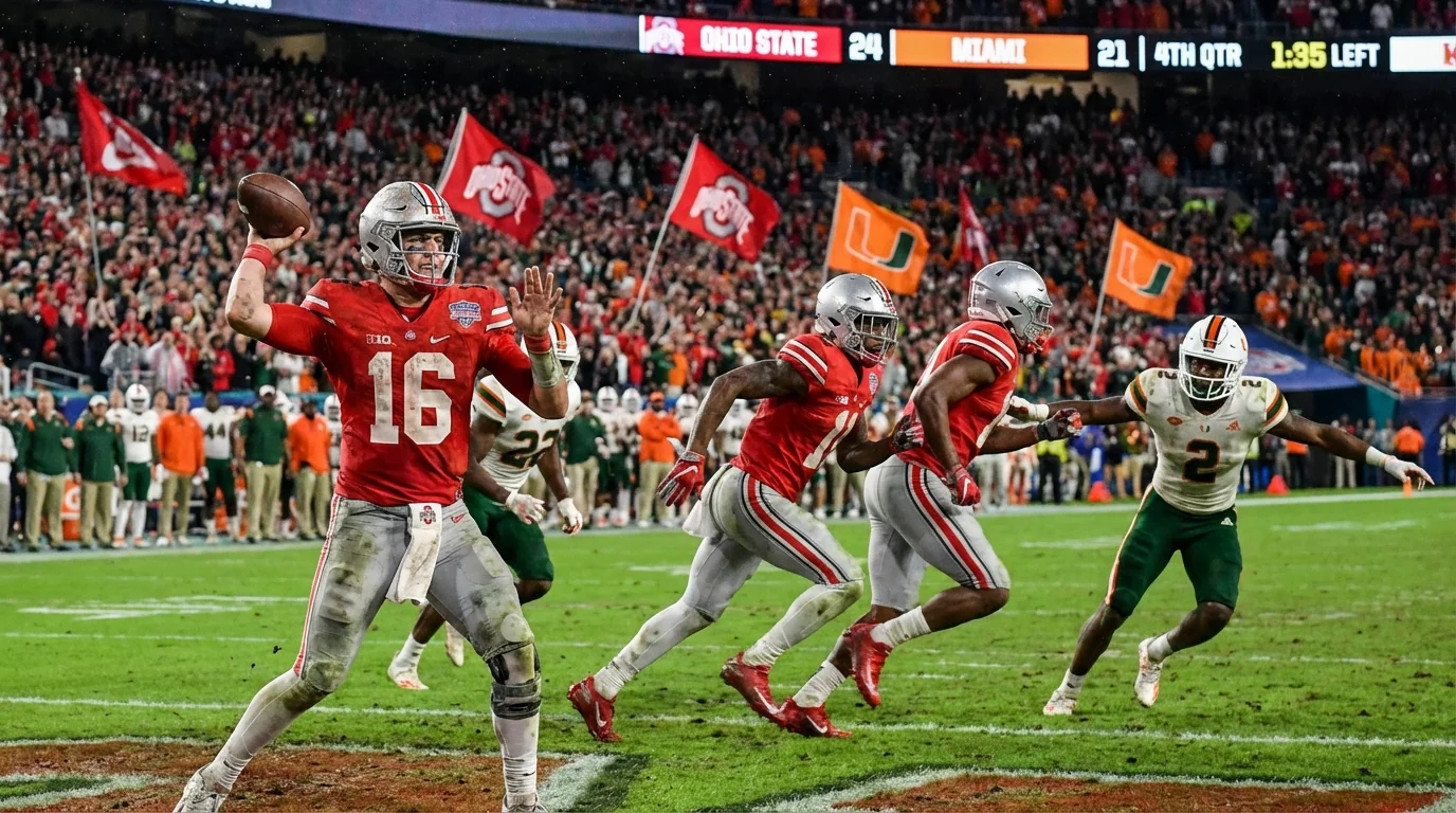 Ohio State vs Miami: Title Defense in Cotton Bowl - Image 1