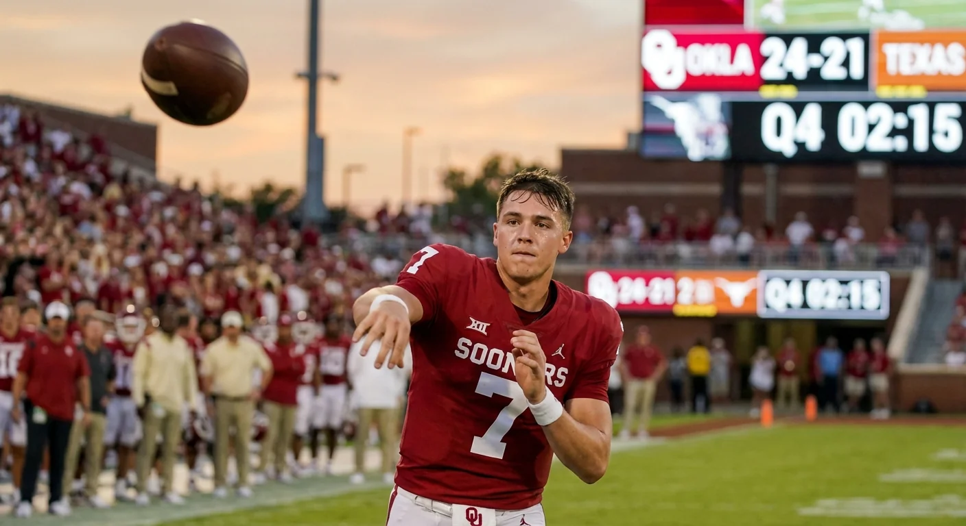 Oklahoma's John Mateer: Redemption on the CFP Stage - Image 1