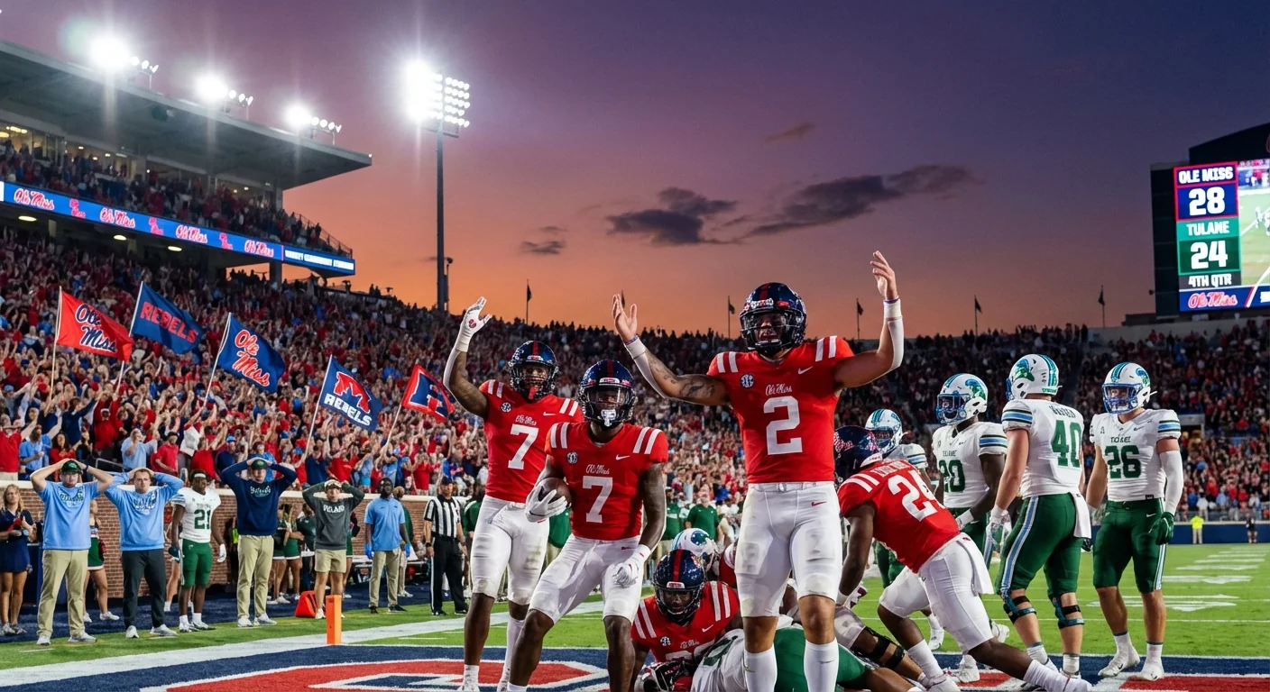 Ole Miss Dominates Tulane Without Kiffin—Playoff Hope Grows - Image 1