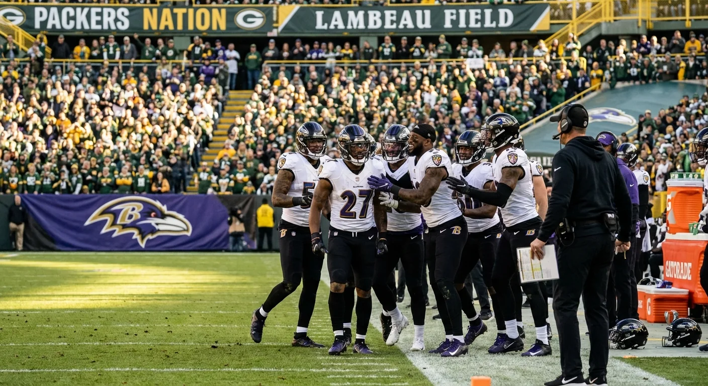 Ravens Stun Packers; Historic Lows and Milestones - Image 2