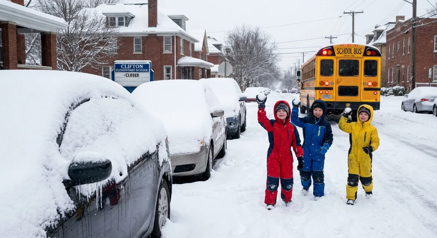 Record December Snow Shuts Cincinnati Schools - Image 1