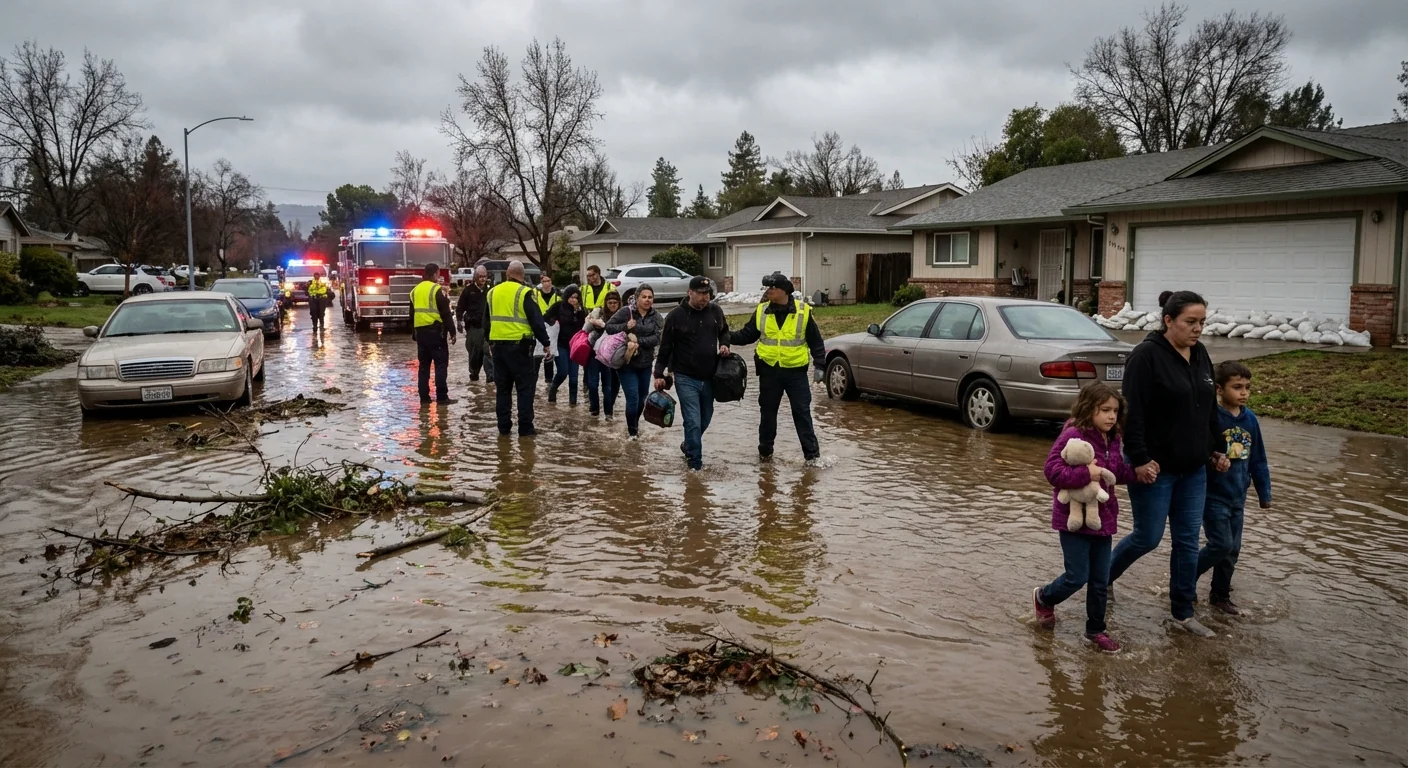 Redding Flooding: Evacuations and Rescues Underway - Image 1
