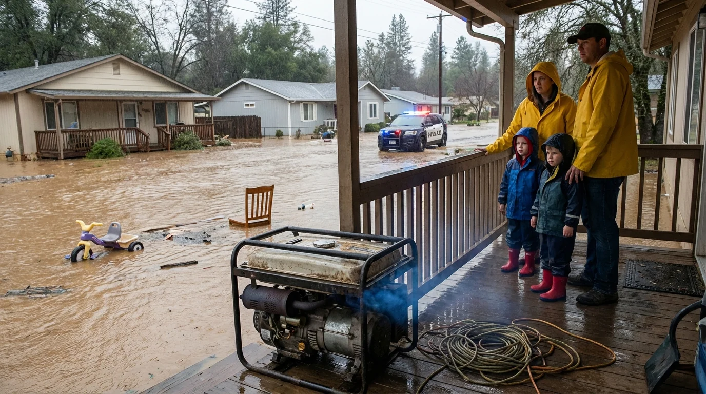 Redding Floods: Stranded Drivers, Power Outages - Image 2