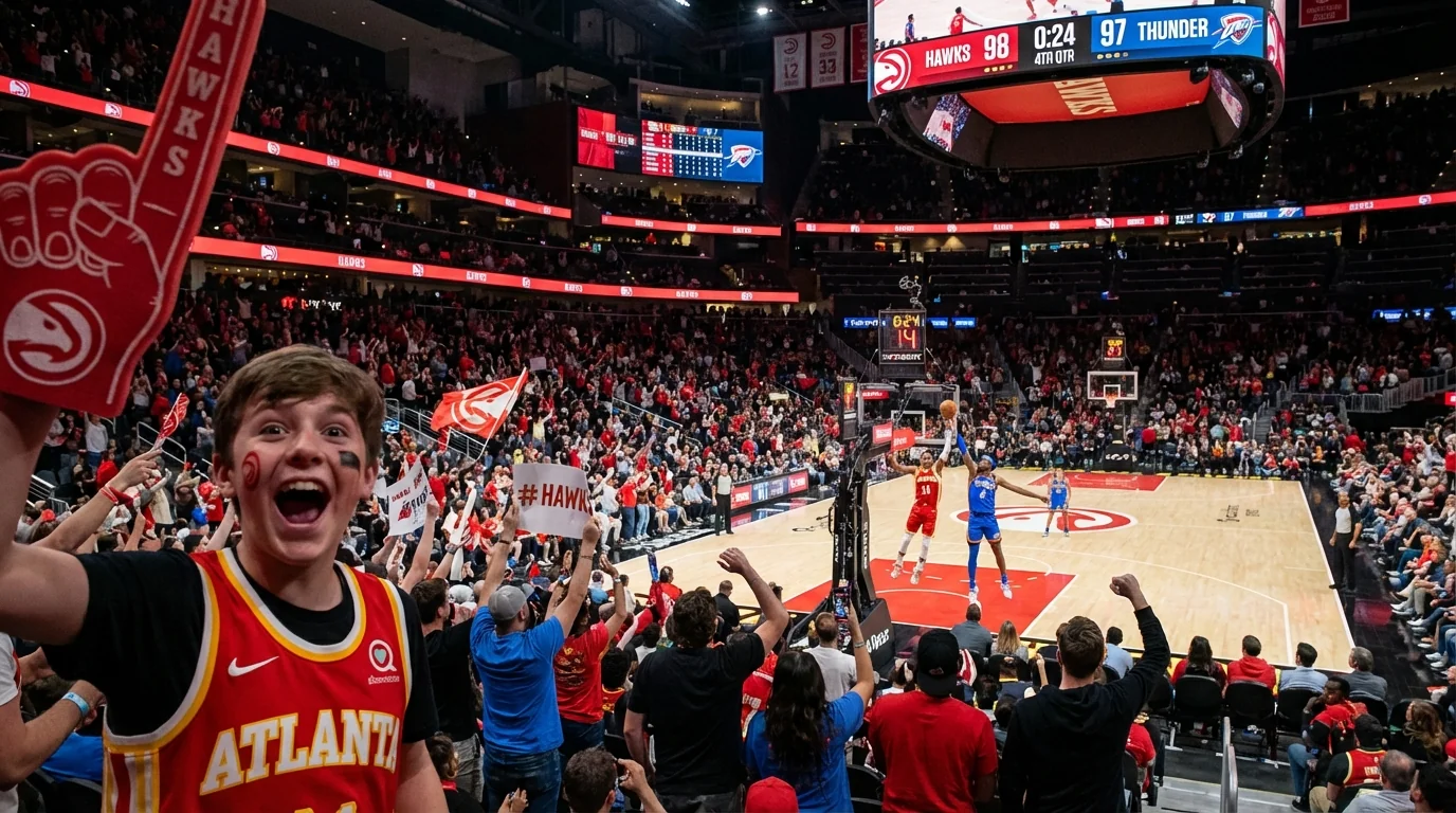 Shorthanded Thunder Face Hungry Hawks Tonight - Image 1