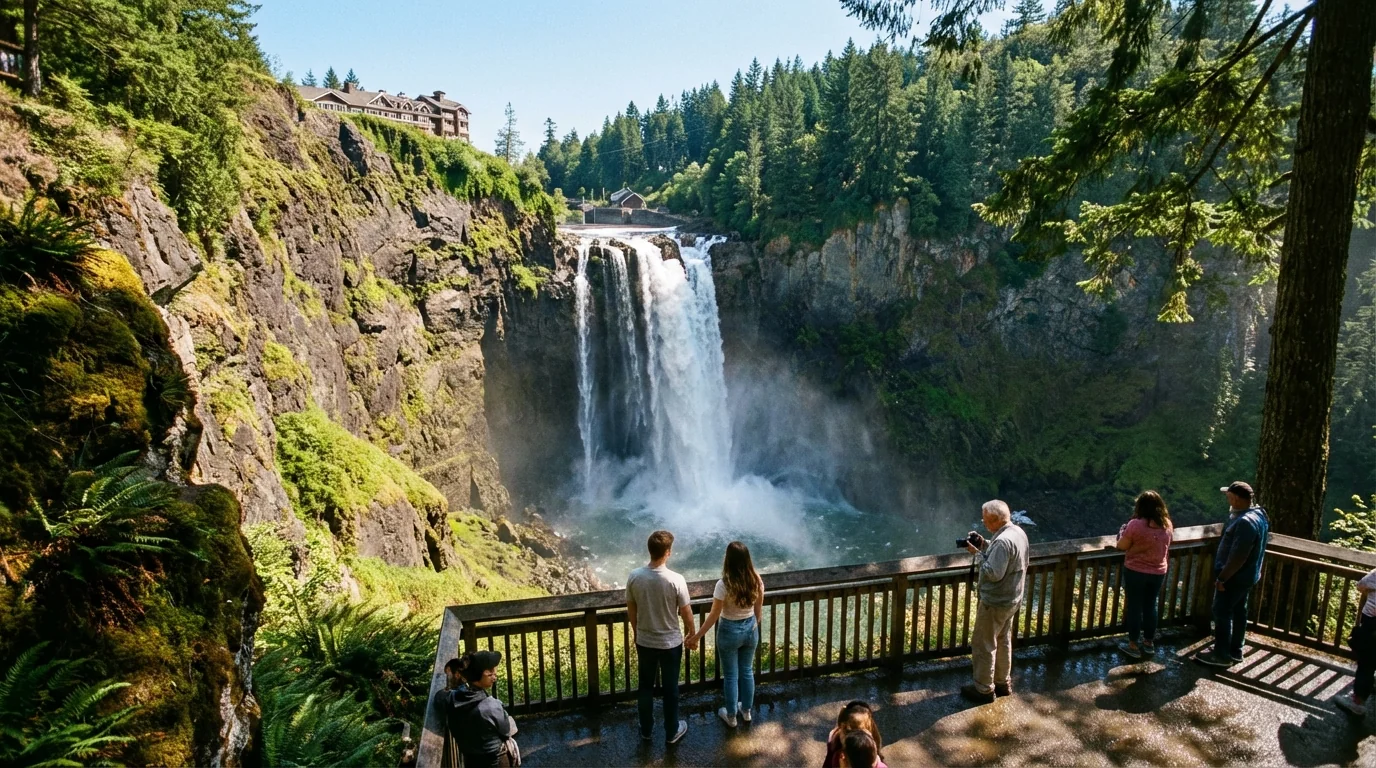 Snoqualmie Falls: Flood Risks and Boardwalk Closure - Image 1