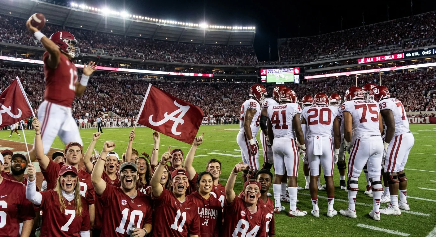 Tide Stun Sooners With Historic CFP Comeback - Image 1
