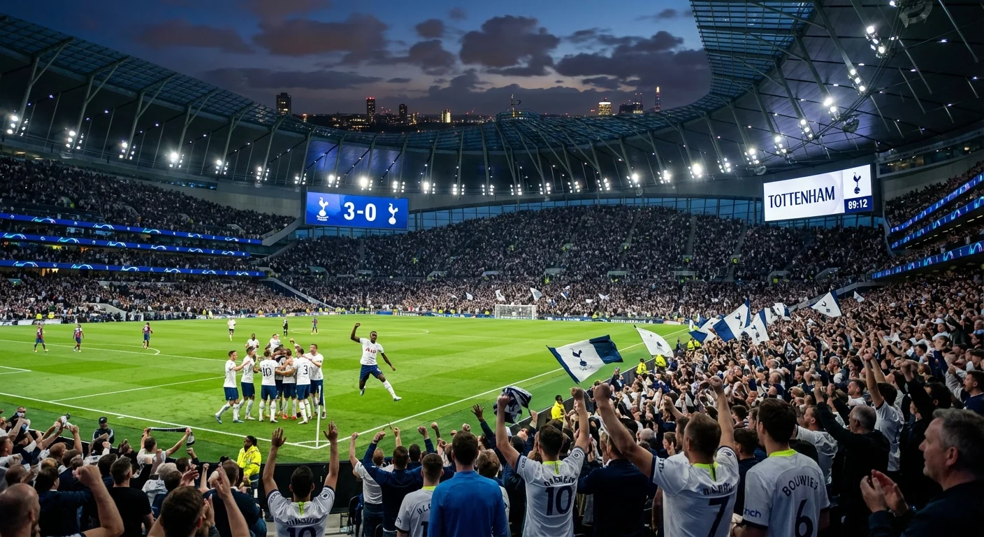 Tottenham 3-0: Victory, Farewell and Flag Row - Image 1