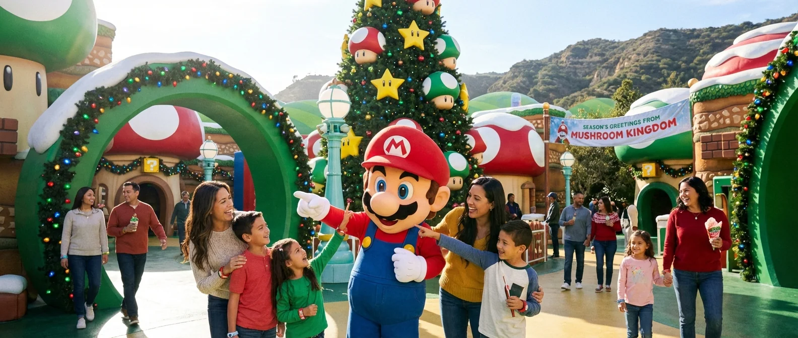 Universal Studios Hollywood: Holiday Magic and Coaster Tease - Image 1