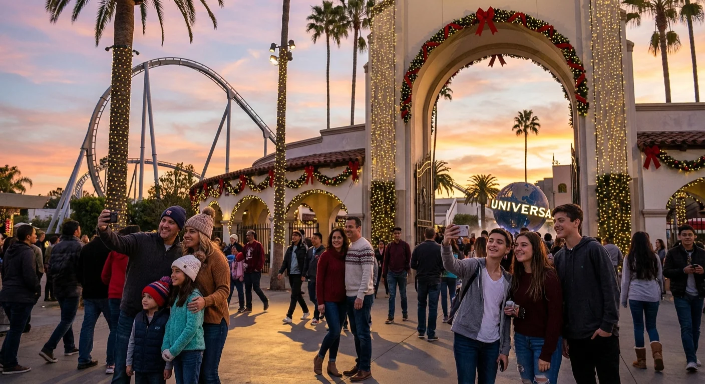 Universal Studios Hollywood: Holiday Magic and Coaster Tease - Image 2