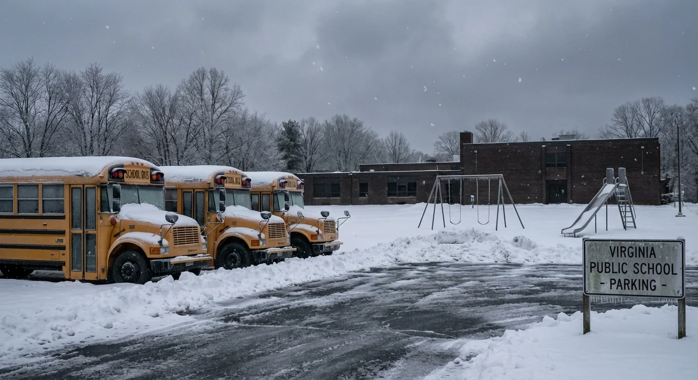 Virginia Schools Shut Amid Winter Storm - Image 1