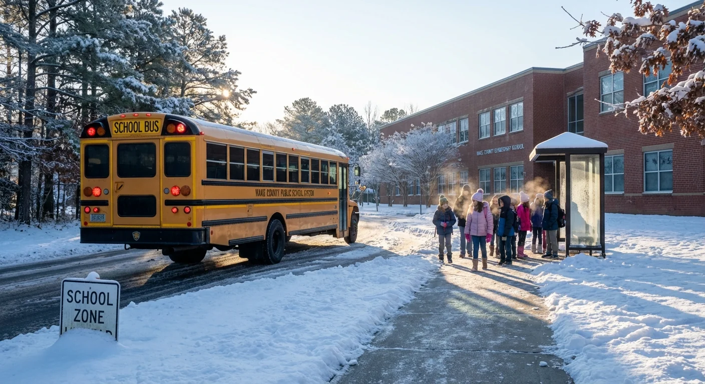 Wake County Schools Close Amid Dangerous Icy Weather - Image 1