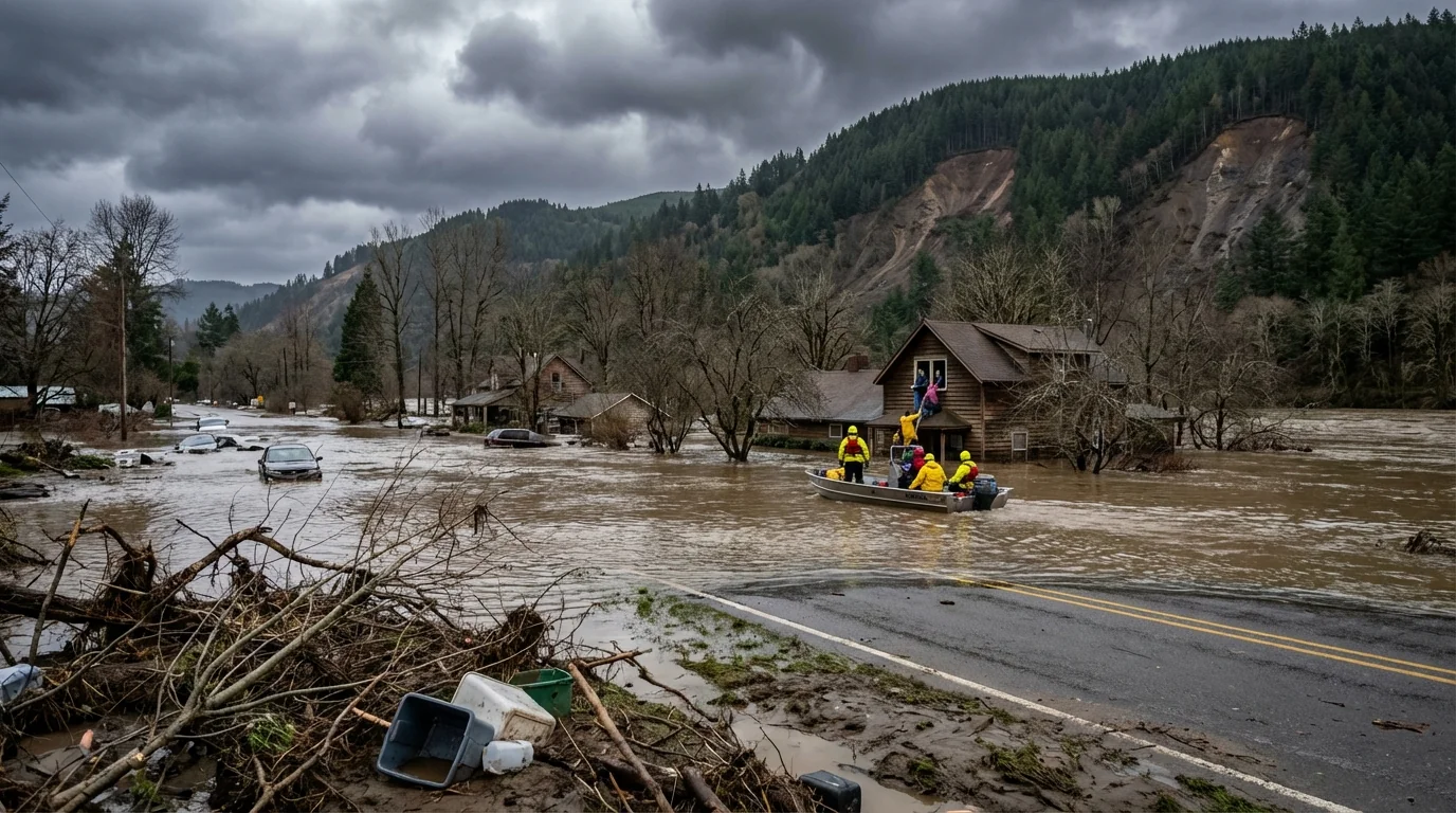 Washington's Rivers Break: Flooding, Evacuations, Second Storm - Image 2