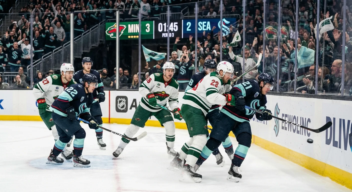 Wild Stun Kraken: 4–1 Win, Zuccarello Injured - Image 1