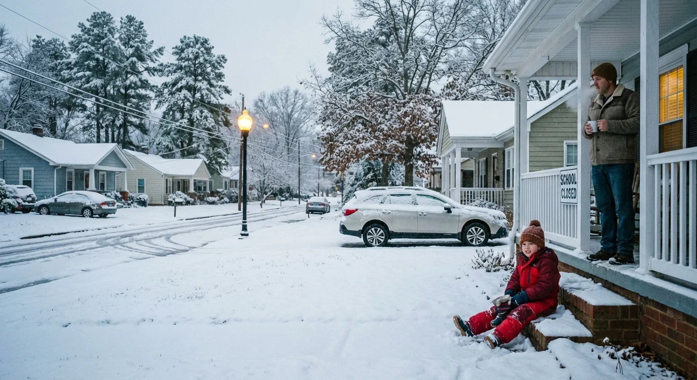 Winter Storm Forces Widespread NC School Closures - Image 1