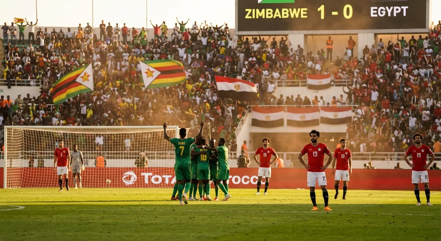 Zimbabwe's Dube Shocks Egypt at AFCON - Image 1