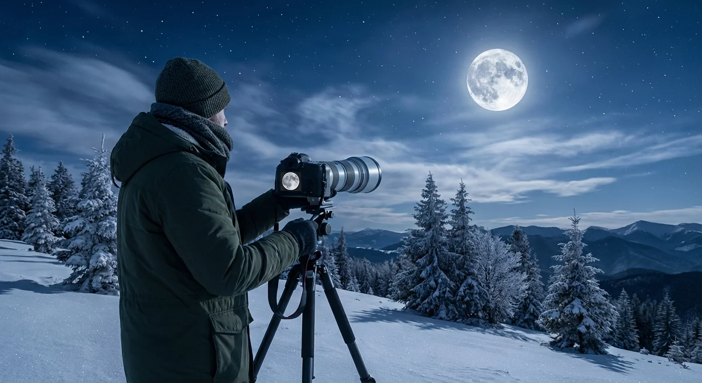 2026 Wolf Supermoon Lights Up New Year - Image 2