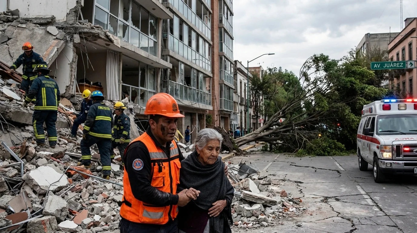 6.5 Quake Jolts Southern Mexico, Live On Air - Image 2