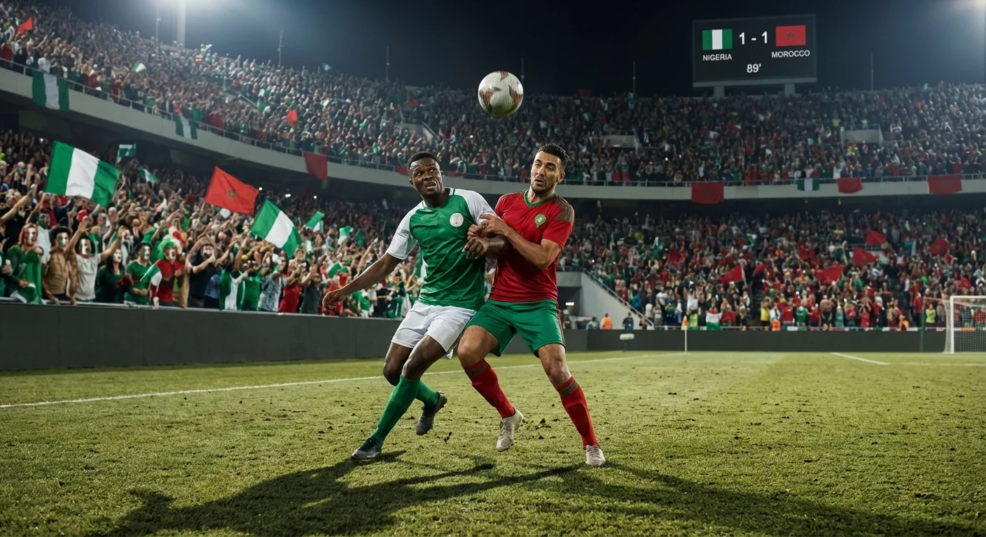 AFCON Semi: Nigeria vs Morocco, Live Now - Image 1
