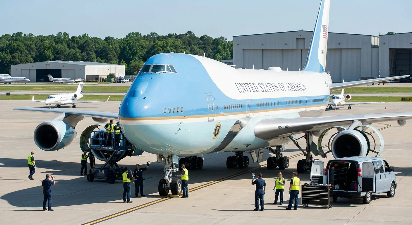 Air Force One Turns Back, Davos Trip On - Image 1