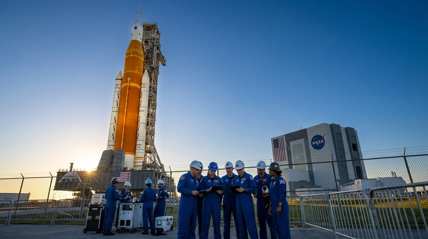 Artemis II Rolls to Pad, Countdown Truly Begins - Image 1