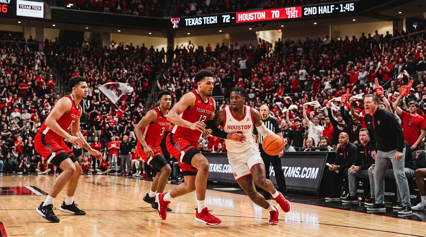 Big 12 Showdown: Houston vs Texas Tech Today - Image 1