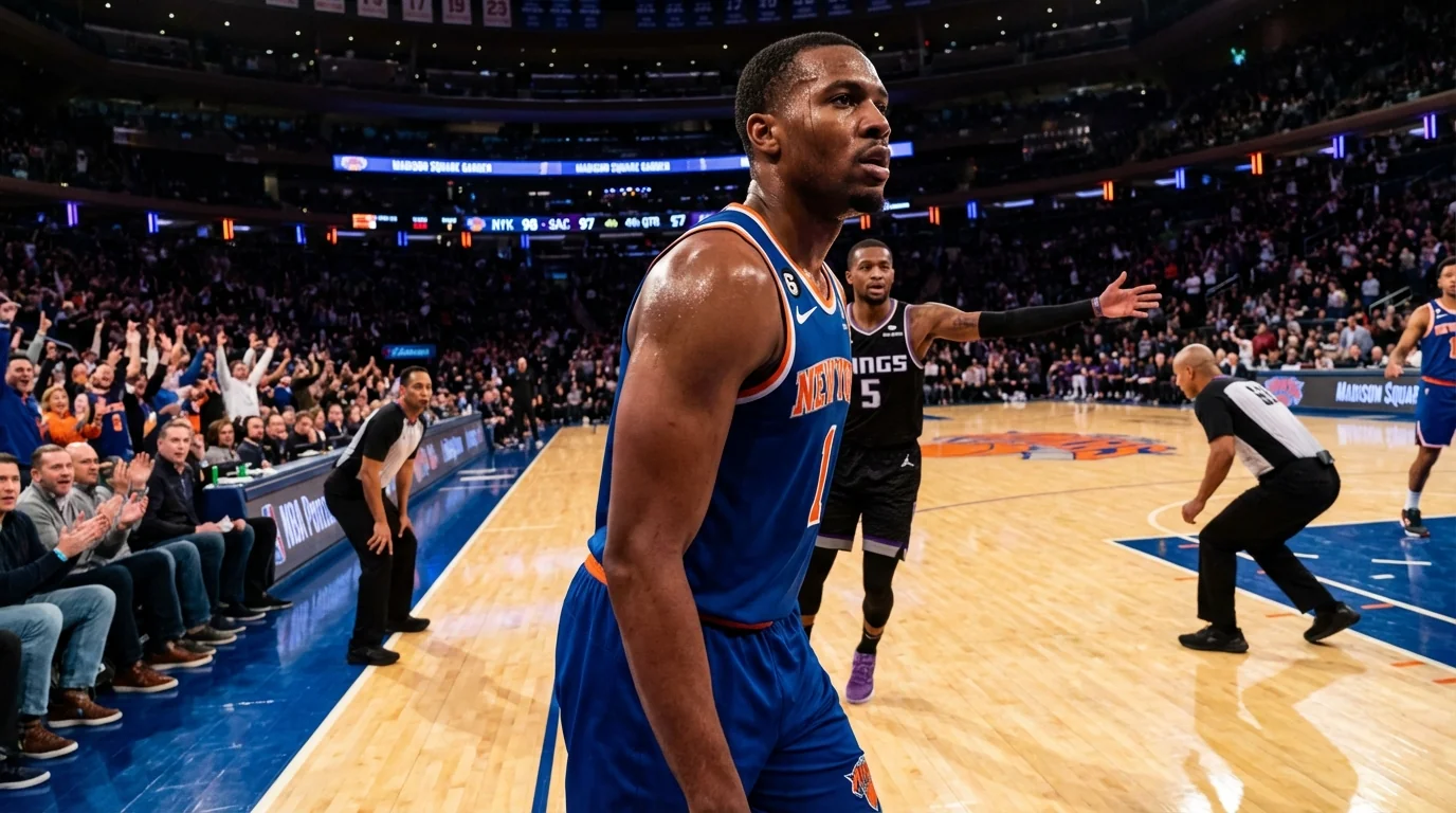 Brunson Exits Knicks-Kings With Ankle Scare - Image 1