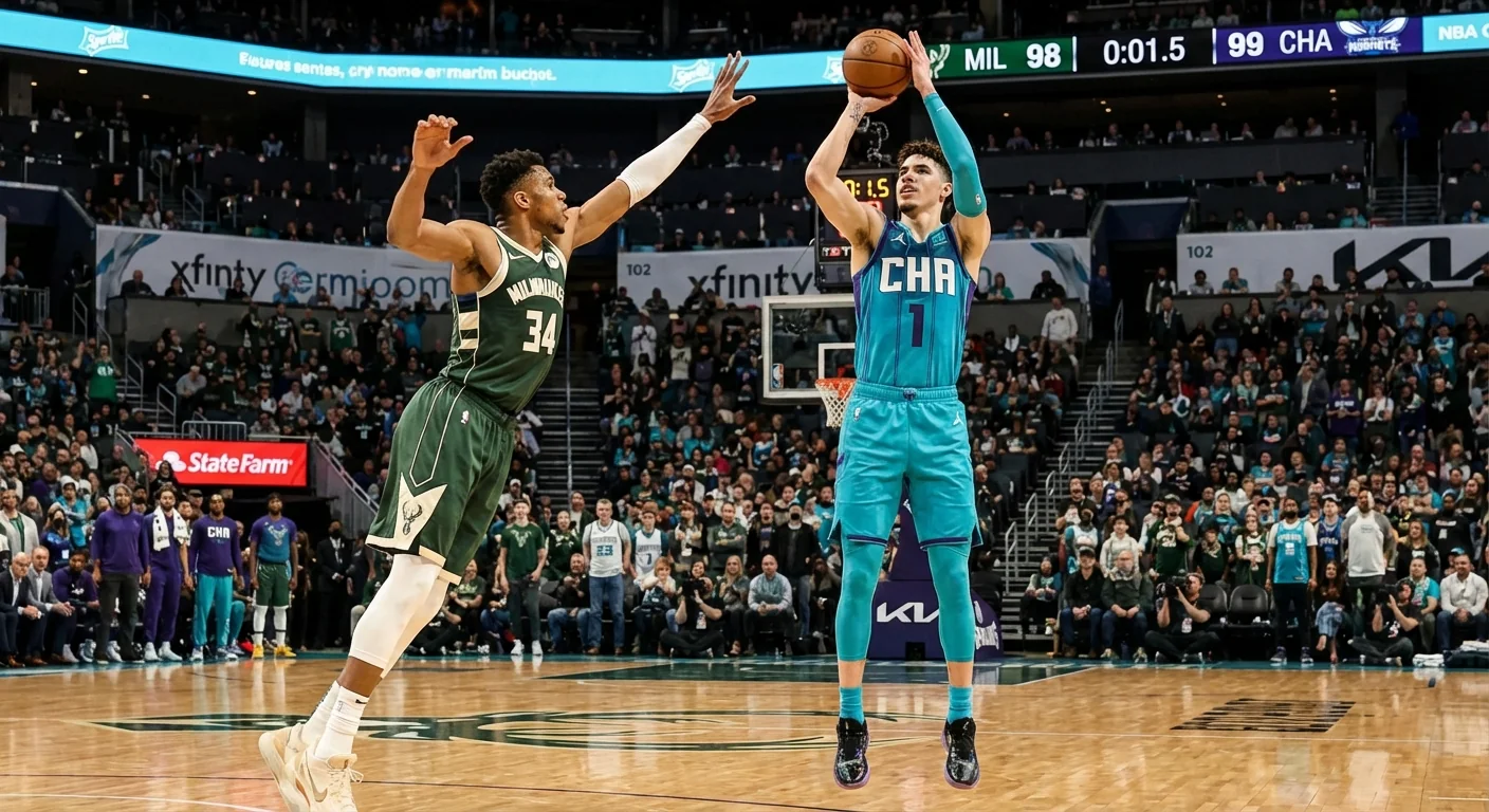 Bucks Nip Hornets in 122-121 Thriller - Image 1