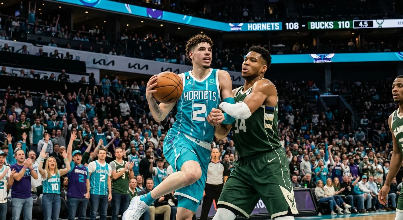 Bucks Nip Hornets in 122-121 Thriller - Image 2