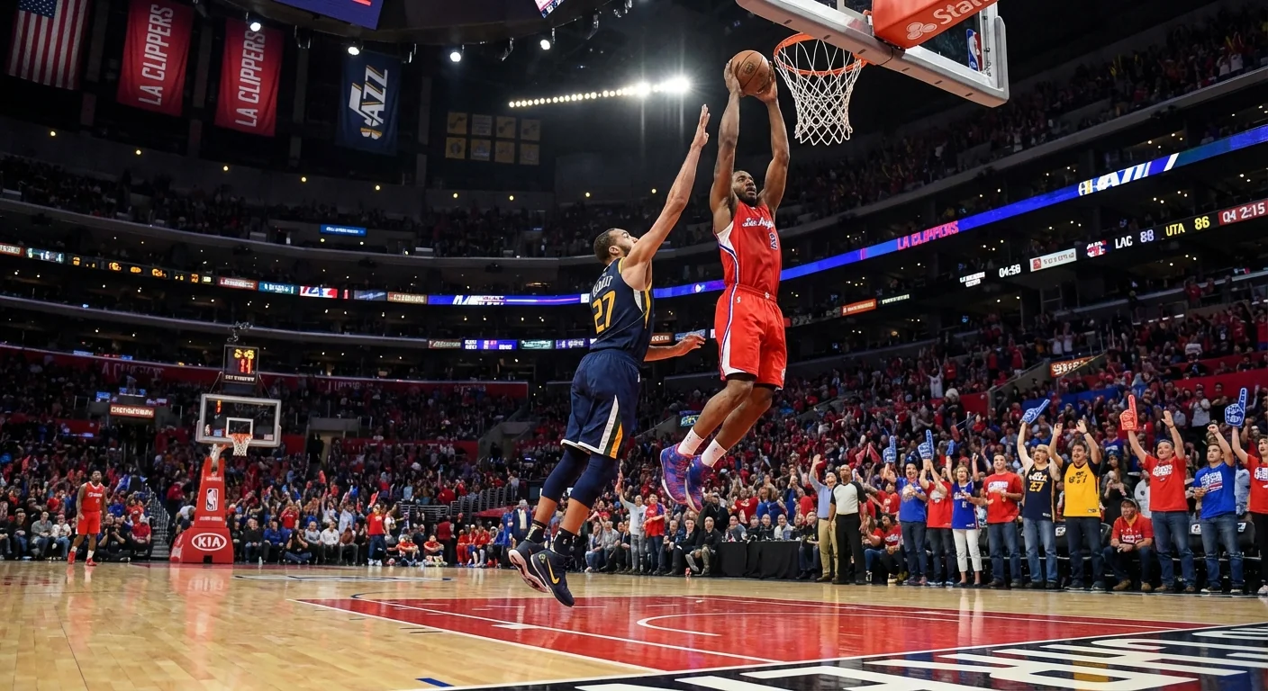 Clippers Close Out Jazz in Salt Lake - Image 2