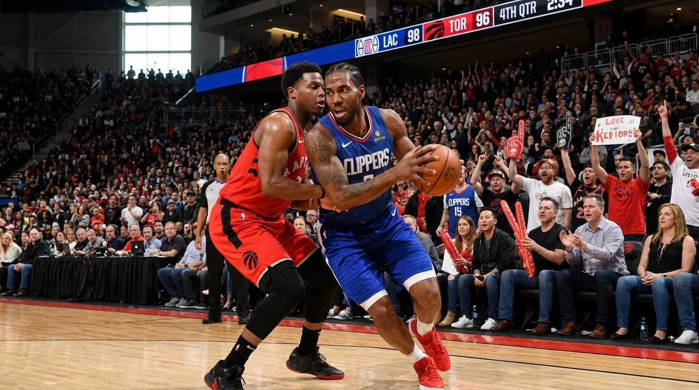 Clippers Edge Raptors in OT as Harden Shines - Image 1