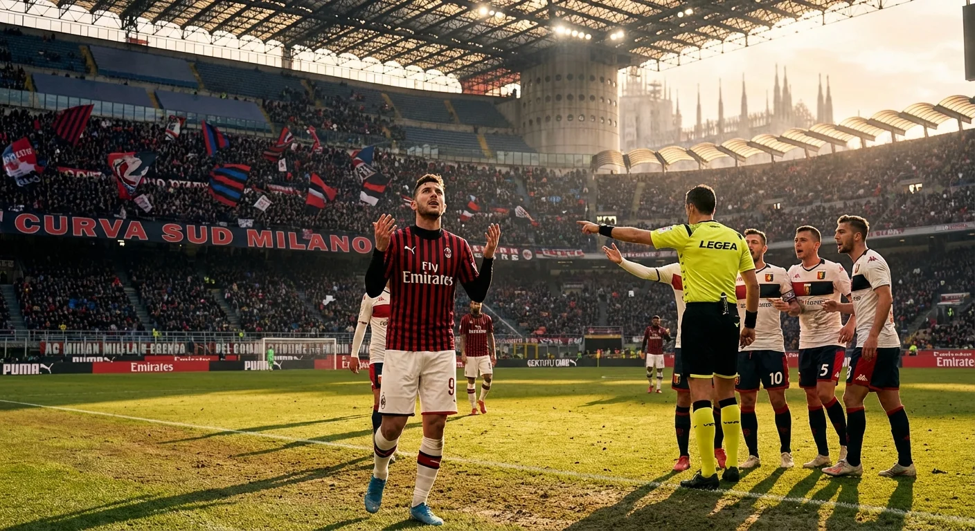 Controversial Penalty Rescues Milan vs Genoa - Image 1