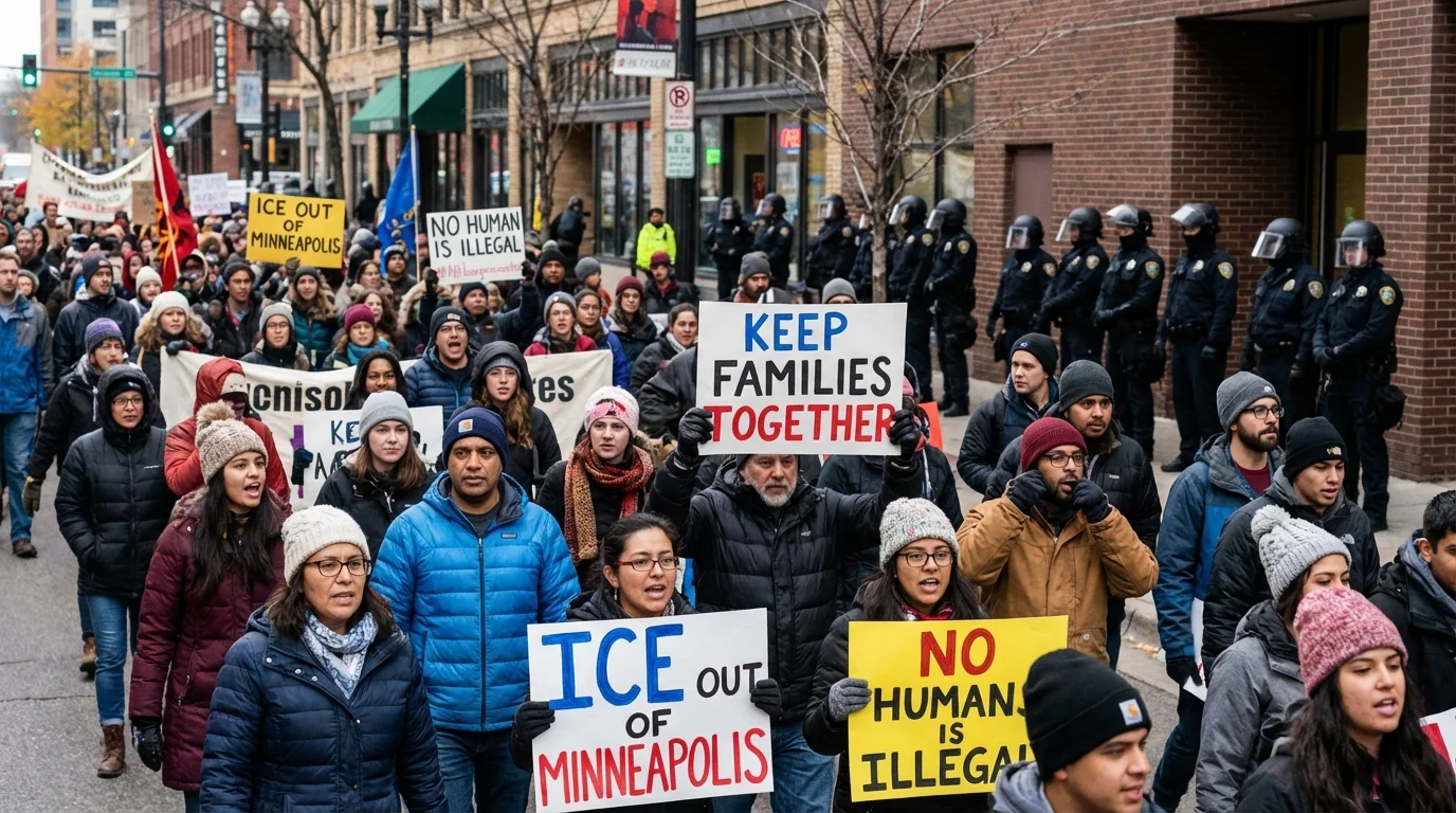 DOJ Probe Sparks Nationwide ICE Protests - Image 1